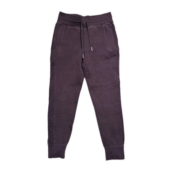 Lululemon Get Going Jogger Womens 6 Purple Cherry Logo Sporty Athleisure Lounge - Picture 1 of 8